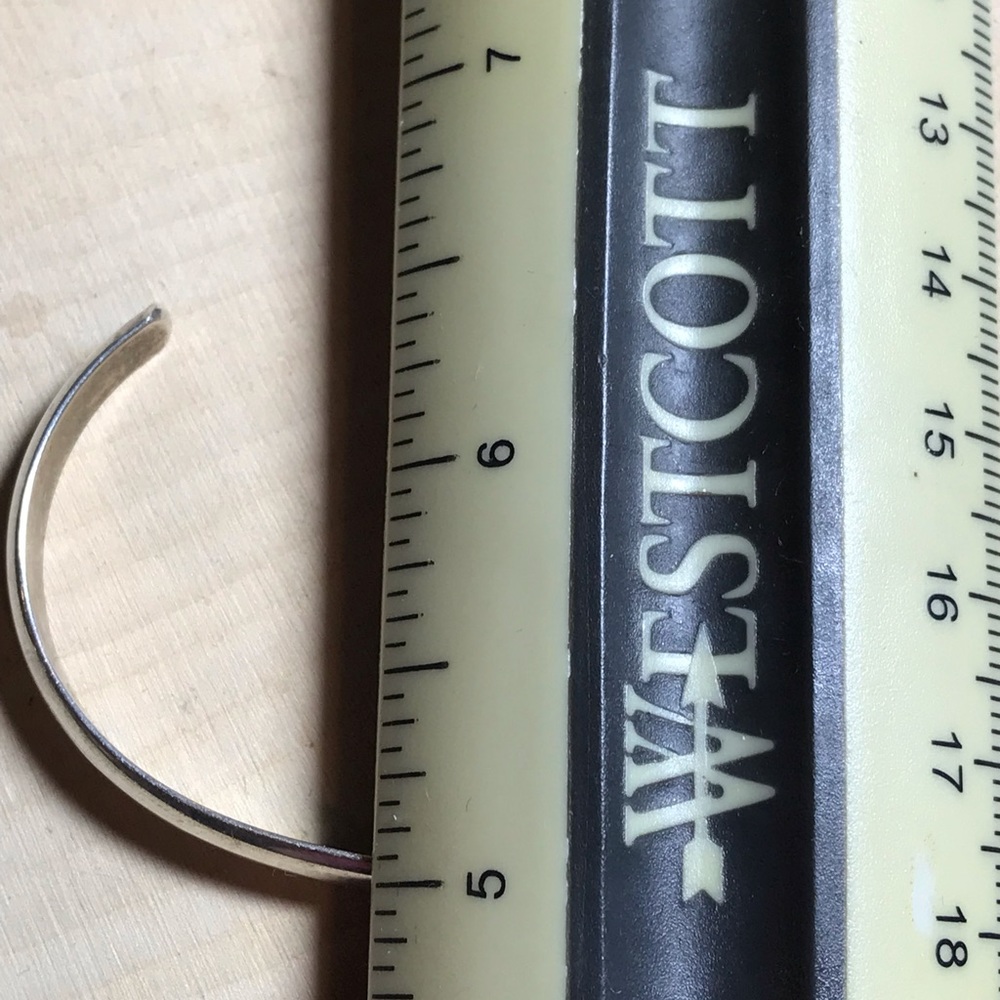 Nice Sterling Native Cuff Marked - image 6